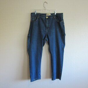 FASHION BRAND COMPANY Blue Denim 2X Curve Straight Leg Jeans
